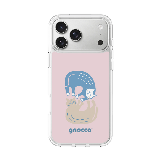 スリムプロテクションケース［ gnocco - 遊ぶ猫さんたち ］