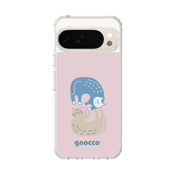 スリムプロテクションケース［ gnocco - 遊ぶ猫さんたち ］