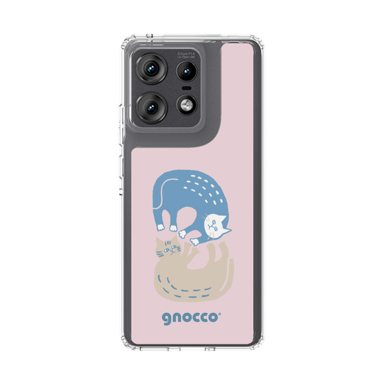 スリムプロテクションケース［ gnocco - 遊ぶ猫さんたち ］