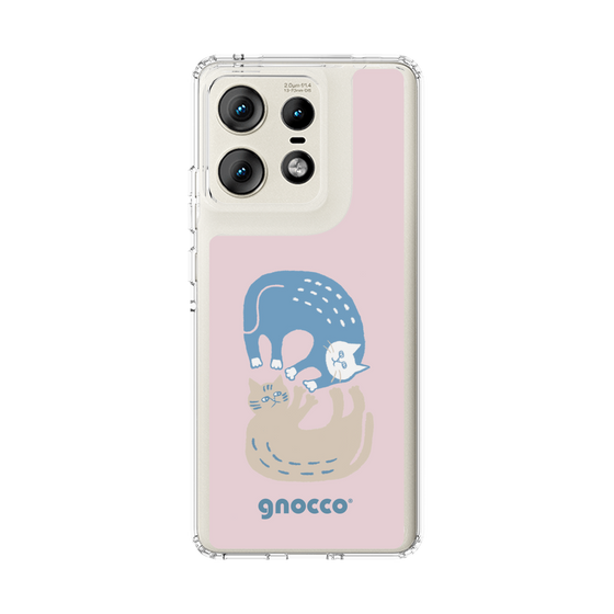スリムプロテクションケース［ gnocco - 遊ぶ猫さんたち ］