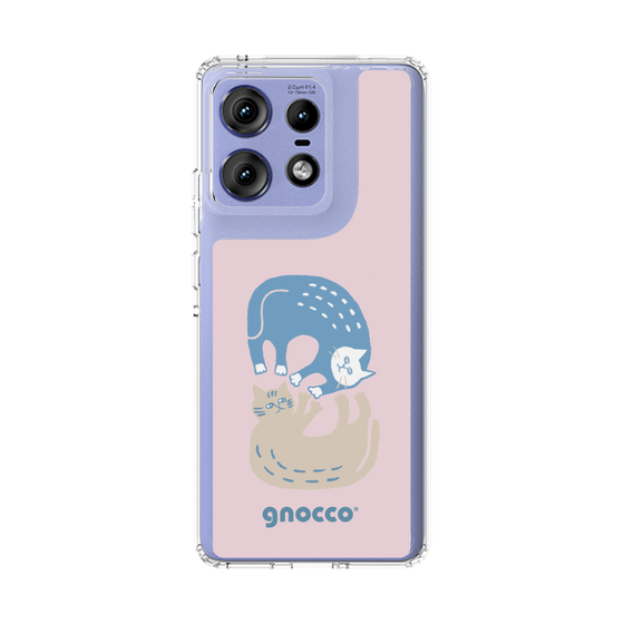 スリムプロテクションケース［ gnocco - 遊ぶ猫さんたち ］