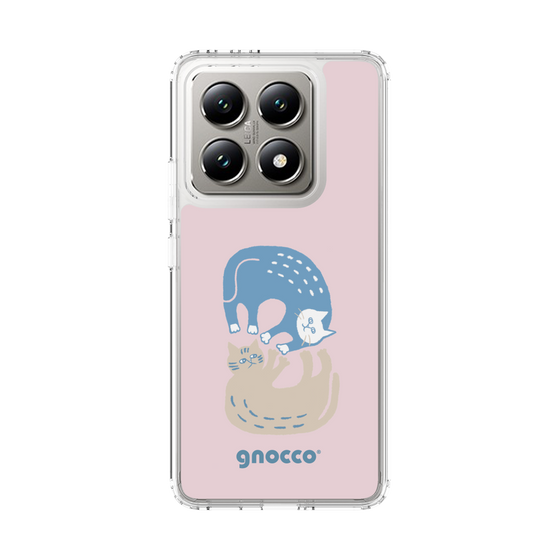 スリムプロテクションケース［ gnocco - 遊ぶ猫さんたち ］