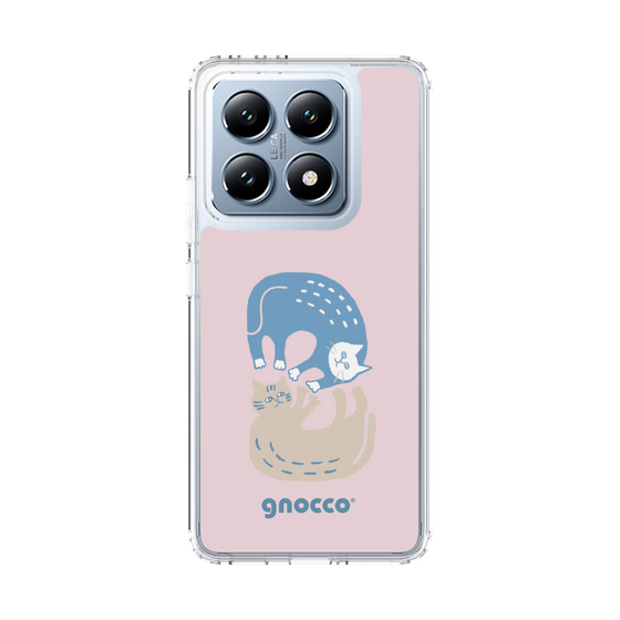 スリムプロテクションケース［ gnocco - 遊ぶ猫さんたち ］