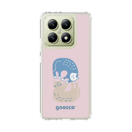 スリムプロテクションケース［ gnocco - 遊ぶ猫さんたち ］