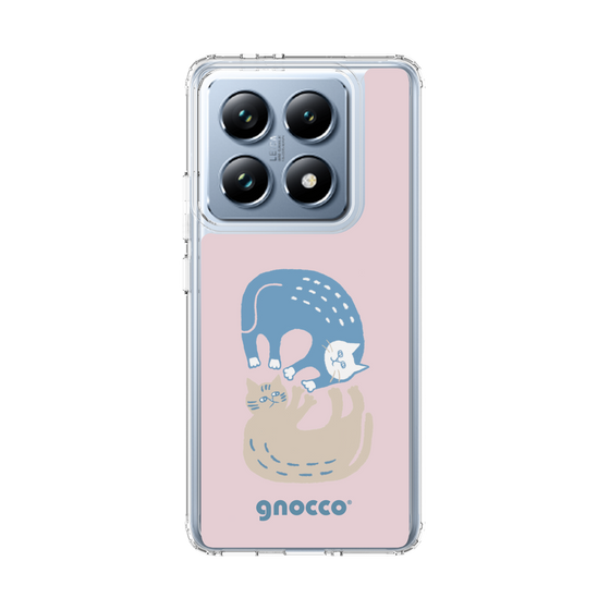 スリムプロテクションケース［ gnocco - 遊ぶ猫さんたち ］