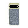 スリムプロテクションケース［ LAGUNAMOON - フラワーパターン - Dark blue ］