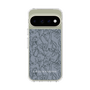 スリムプロテクションケース［ LAGUNAMOON - フラワーパターン - Dark blue ］