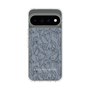 スリムプロテクションケース［ LAGUNAMOON - フラワーパターン - Dark blue ］