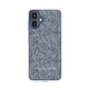 スリムプロテクションケース［ LAGUNAMOON - フワラーパターン - Dark blue ］