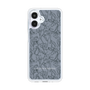 スリムプロテクションケース［ LAGUNAMOON - フワラーパターン - Dark blue ］