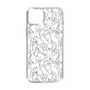 スリムプロテクションケース［ LAGUNAMOON - フラワーパターン - Clear×Grey ］