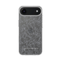 スリムプロテクションケース［ LAGUNAMOON - フラワーパターン - Clear×Grey ］