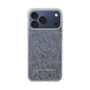 スリムプロテクションケース［ LAGUNAMOON - フラワーパターン - Clear×Grey ］