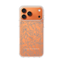 スリムプロテクションケース［ LAGUNAMOON - フラワーパターン - Clear×Grey ］