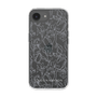 スリムプロテクションケース［ LAGUNAMOON - フラワーパターン - Clear×Grey ］