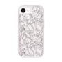 スリムプロテクションケース［ LAGUNAMOON - フラワーパターン - Clear×Grey ］
