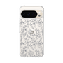 スリムプロテクションケース［ LAGUNAMOON - フワラーパターン - Clear×Grey ］