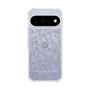 スリムプロテクションケース［ LAGUNAMOON - フラワーパターン - Clear×Grey ］