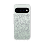 スリムプロテクションケース［ LAGUNAMOON - フラワーパターン - Clear×Grey ］