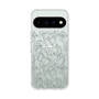 スリムプロテクションケース［ LAGUNAMOON - フラワーパターン - Clear×Grey ］