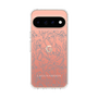 スリムプロテクションケース［ LAGUNAMOON - フラワーパターン - Clear×Grey ］