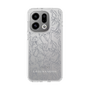 スリムプロテクションケース［ LAGUNAMOON - フラワーパターン - Clear×Grey ］