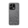 スリムプロテクションケース［ LAGUNAMOON - フラワーパターン - Clear×Grey ］