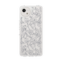 スリムプロテクションケース［ LAGUNAMOON - フワラーパターン - Clear×Grey ］