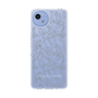 スリムプロテクションケース［ LAGUNAMOON - フワラーパターン - Clear×Grey ］