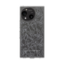 スリムプロテクションケース［ LAGUNAMOON - フワラーパターン - Clear×Grey ］