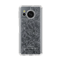 スリムプロテクションケース［ LAGUNAMOON - フラワーパターン - Clear×Grey ］