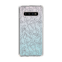 スリムプロテクションケース［ LAGUNAMOON - フラワーパターン - Clear×Grey ］