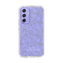 スリムプロテクションケース［ LAGUNAMOON - フラワーパターン - Clear×Grey ］