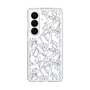 スリムプロテクションケース［ LAGUNAMOON - フラワーパターン - Clear×Grey ］
