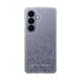 スリムプロテクションケース［ LAGUNAMOON - フラワーパターン - Clear×Grey ］