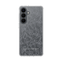 スリムプロテクションケース［ LAGUNAMOON - フラワーパターン - Clear×Grey ］