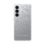スリムプロテクションケース［ LAGUNAMOON - フラワーパターン - Clear×Grey ］