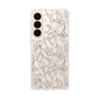 スリムプロテクションケース［ LAGUNAMOON - フラワーパターン - Clear×Grey ］