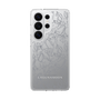 スリムプロテクションケース［ LAGUNAMOON - フラワーパターン - Clear×Grey ］