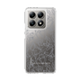 スリムプロテクションケース［ LAGUNAMOON - フワラーパターン - Clear×Grey ］