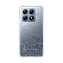 スリムプロテクションケース［ LAGUNAMOON - フワラーパターン - Clear×Grey ］