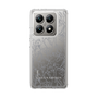 スリムプロテクションケース［ LAGUNAMOON - フワラーパターン - Clear×Grey ］