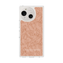 スリムプロテクションケース［ LAGUNAMOON - フワラーパターン - Orange ］