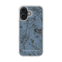 スリムプロテクションケース［ LAGUNAMOON - ボタニカル - Blue ］