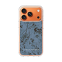 スリムプロテクションケース［ LAGUNAMOON - ボタニカル - Blue ］