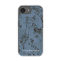 スリムプロテクションケース［ LAGUNAMOON - ボタニカル - Blue ］