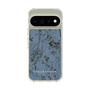 スリムプロテクションケース［ LAGUNAMOON - ボタニカル - Blue ］