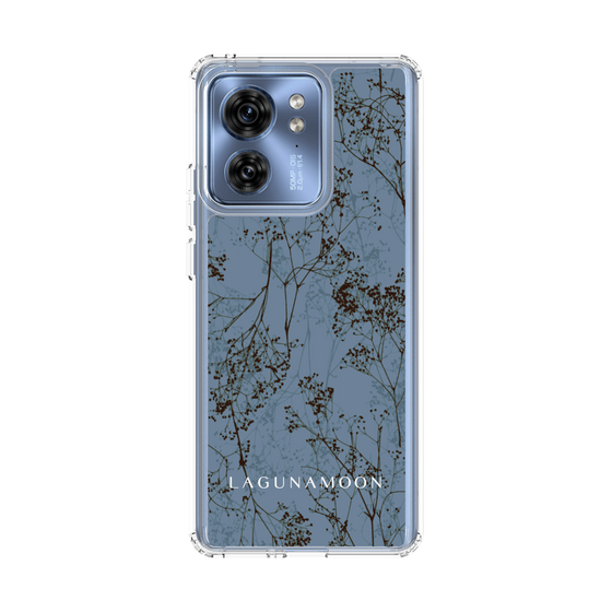 スリムプロテクションケース［ LAGUNAMOON - ボタニカル - Blue ］