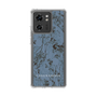 スリムプロテクションケース［ LAGUNAMOON - ボタニカル - Blue ］
