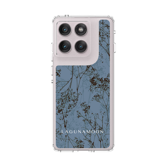 スリムプロテクションケース［ LAGUNAMOON - ボタニカル - Blue ］